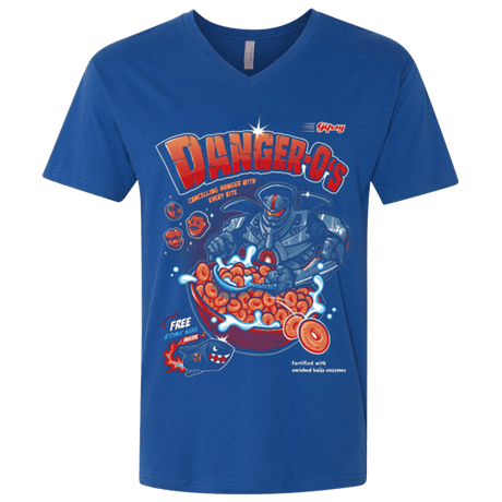 T-Shirts Royal / X-Small Danger O's Men's Premium V-Neck