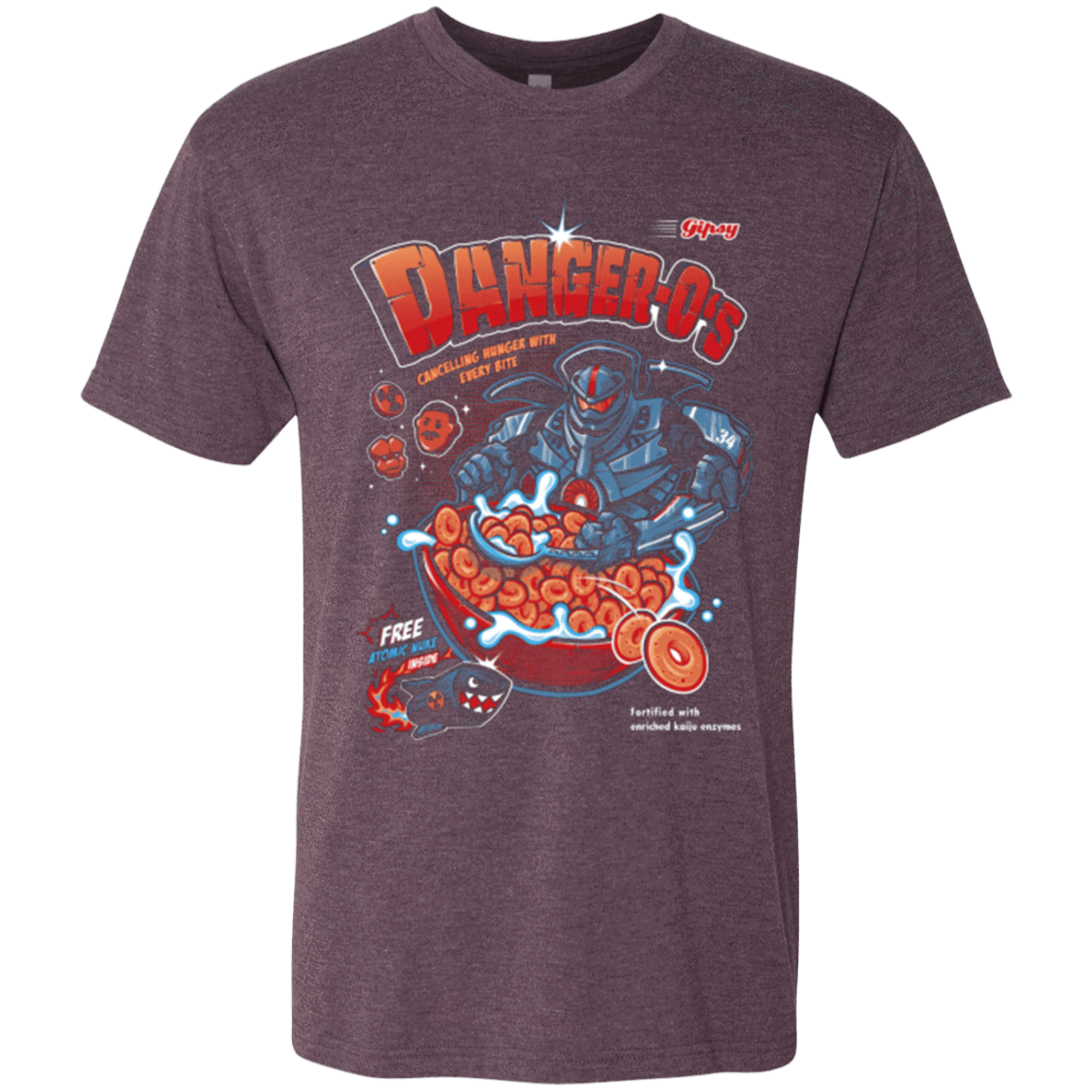 T-Shirts Vintage Purple / Small Danger O's Men's Triblend T-Shirt