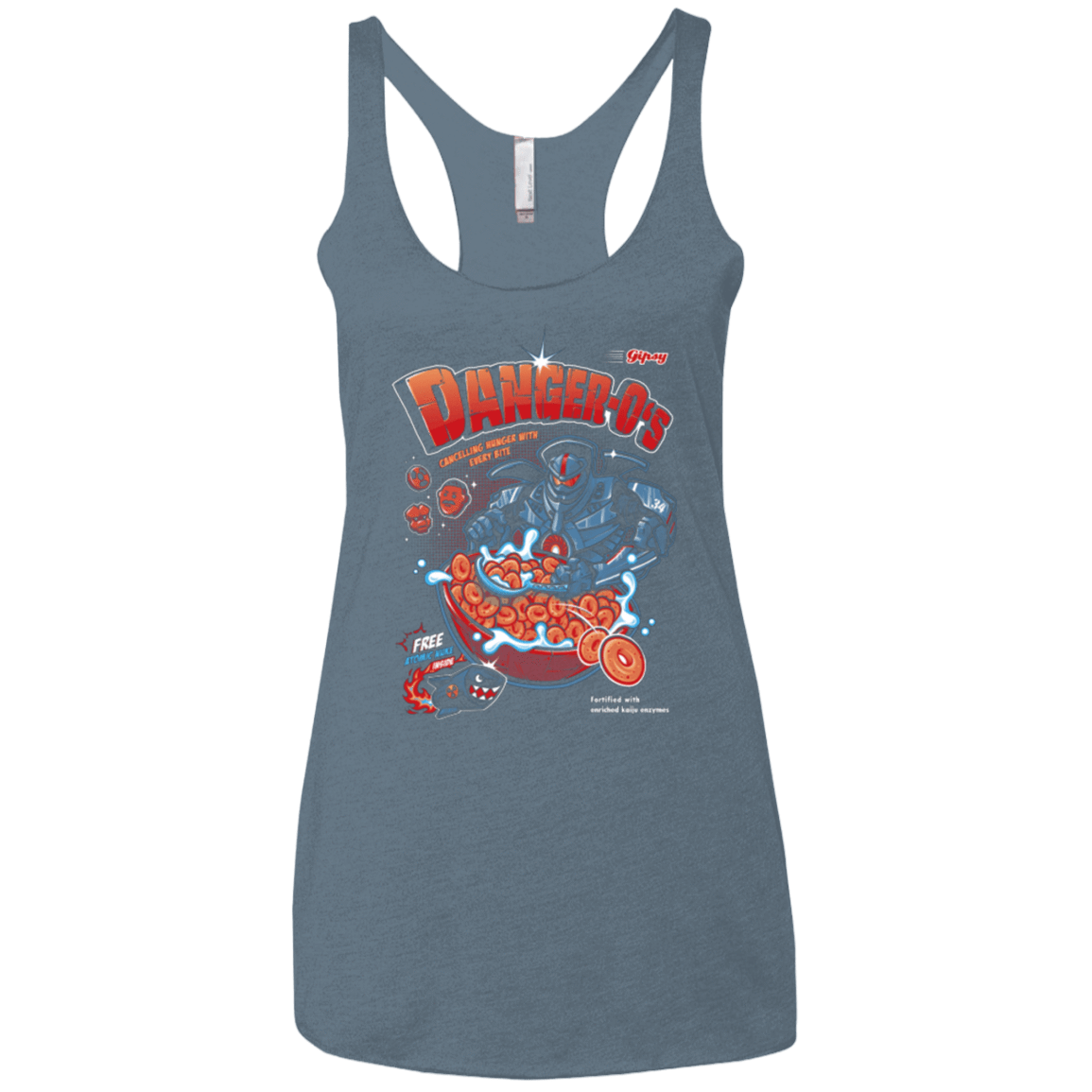 T-Shirts Indigo / X-Small Danger O's Women's Triblend Racerback Tank