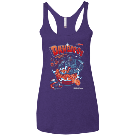 T-Shirts Purple / X-Small Danger O's Women's Triblend Racerback Tank