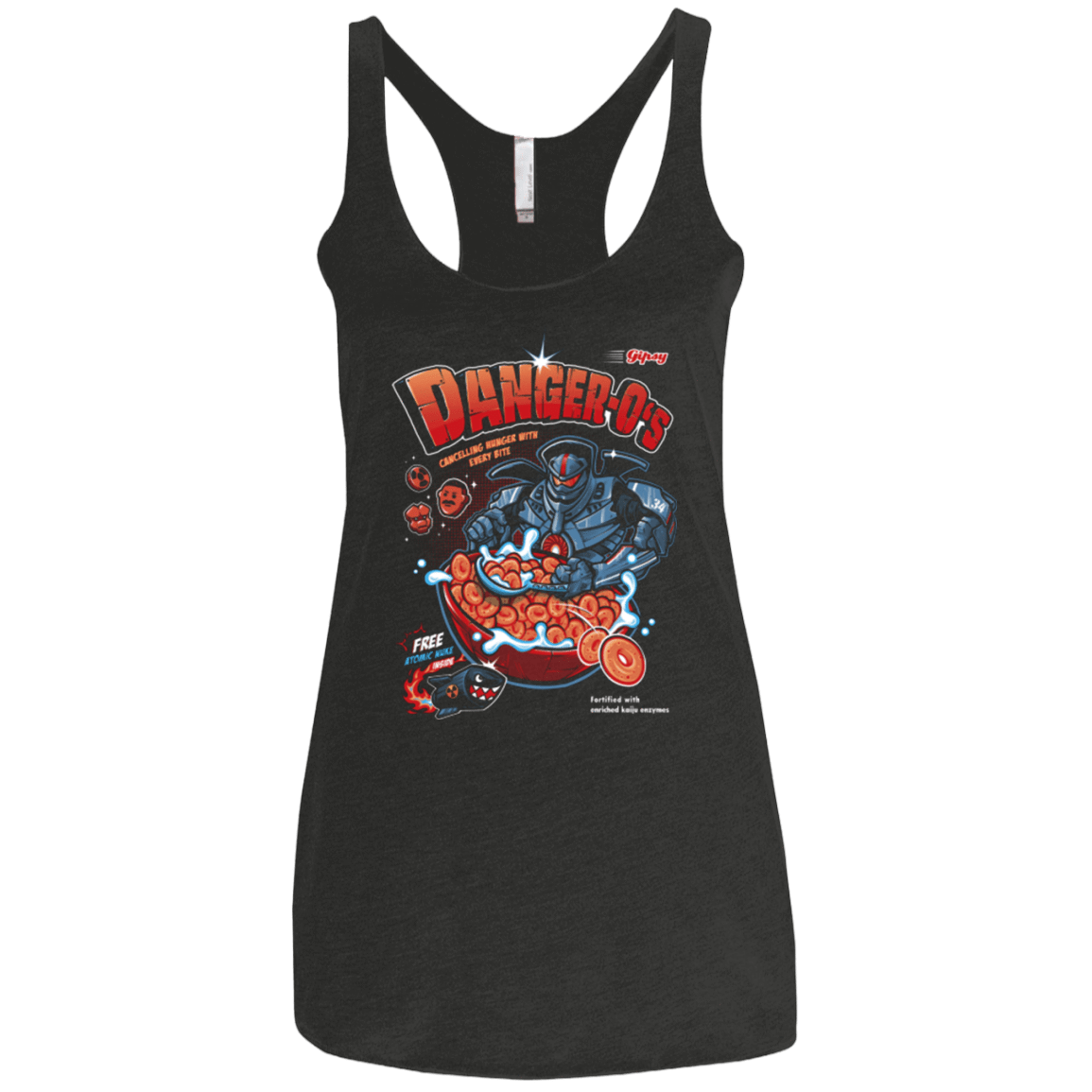 T-Shirts Vintage Black / X-Small Danger O's Women's Triblend Racerback Tank