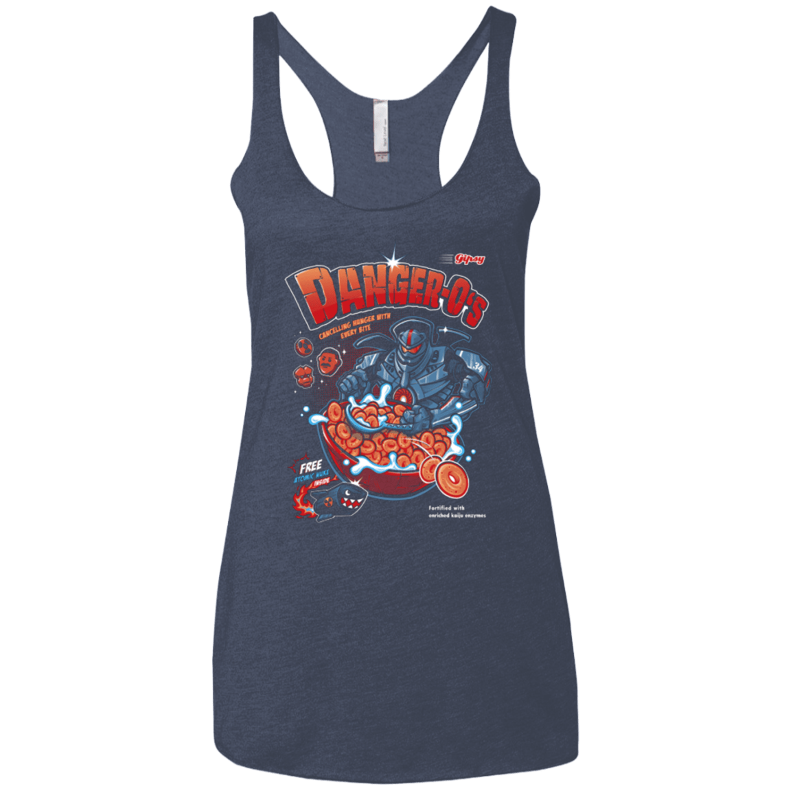 T-Shirts Vintage Navy / X-Small Danger O's Women's Triblend Racerback Tank