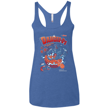 T-Shirts Vintage Royal / X-Small Danger O's Women's Triblend Racerback Tank
