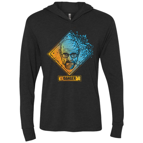 T-Shirts Vintage Black / X-Small DANGER Triblend Long Sleeve Hoodie Tee