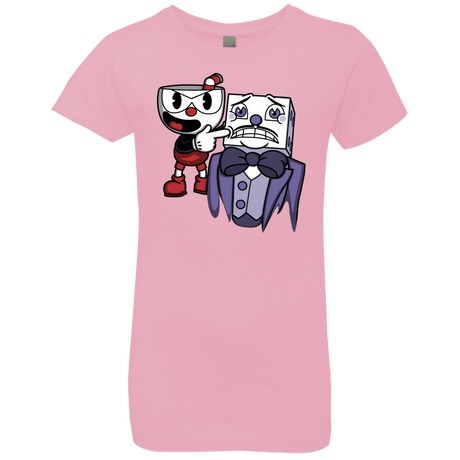 T-Shirts Light Pink / YXS Dangerous Finger Girls Premium T-Shirt