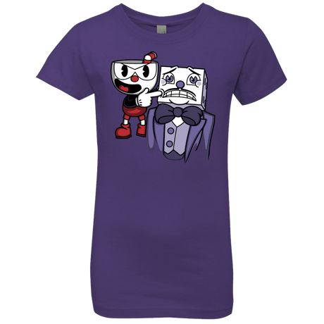 T-Shirts Purple Rush / YXS Dangerous Finger Girls Premium T-Shirt