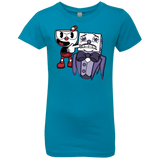 T-Shirts Turquoise / YXS Dangerous Finger Girls Premium T-Shirt