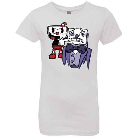 T-Shirts White / YXS Dangerous Finger Girls Premium T-Shirt