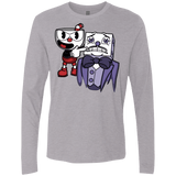 T-Shirts Heather Grey / S Dangerous Finger Men's Premium Long Sleeve