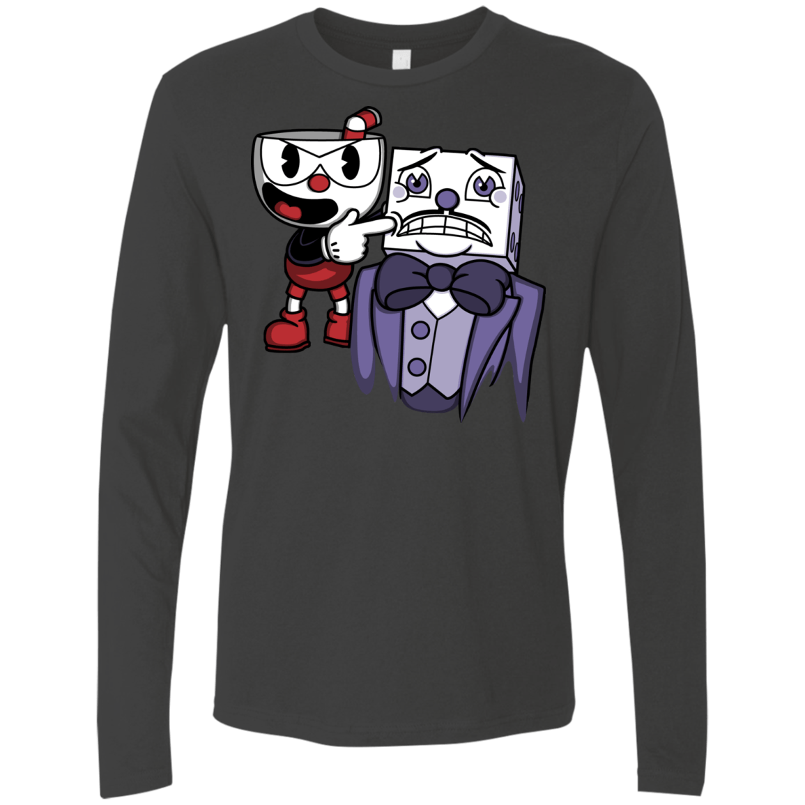 T-Shirts Heavy Metal / S Dangerous Finger Men's Premium Long Sleeve