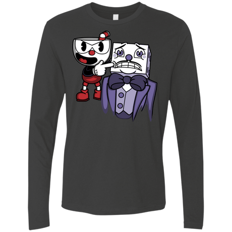 T-Shirts Heavy Metal / S Dangerous Finger Men's Premium Long Sleeve