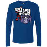 T-Shirts Royal / S Dangerous Finger Men's Premium Long Sleeve