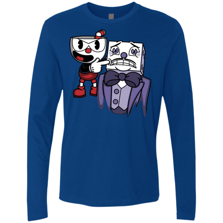 T-Shirts Royal / S Dangerous Finger Men's Premium Long Sleeve