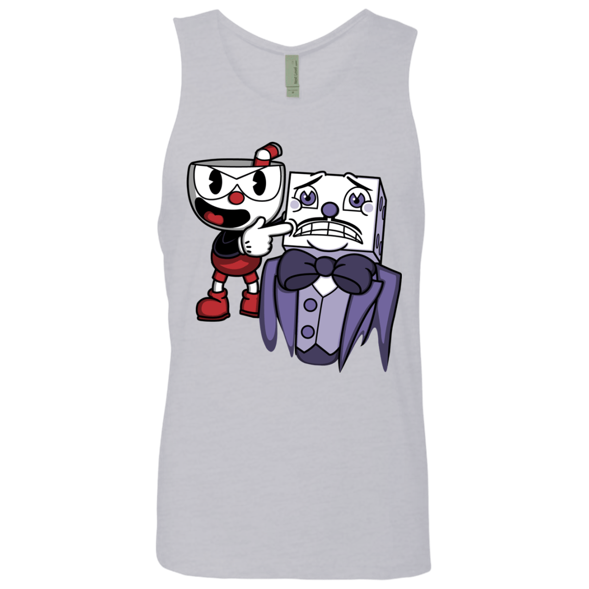 T-Shirts Heather Grey / S Dangerous Finger Men's Premium Tank Top