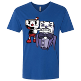 T-Shirts Royal / X-Small Dangerous Finger Men's Premium V-Neck