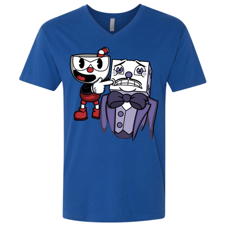 T-Shirts Royal / X-Small Dangerous Finger Men's Premium V-Neck