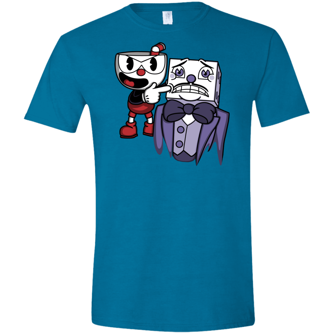 T-Shirts Antique Sapphire / S Dangerous Finger Men's Semi-Fitted Softstyle