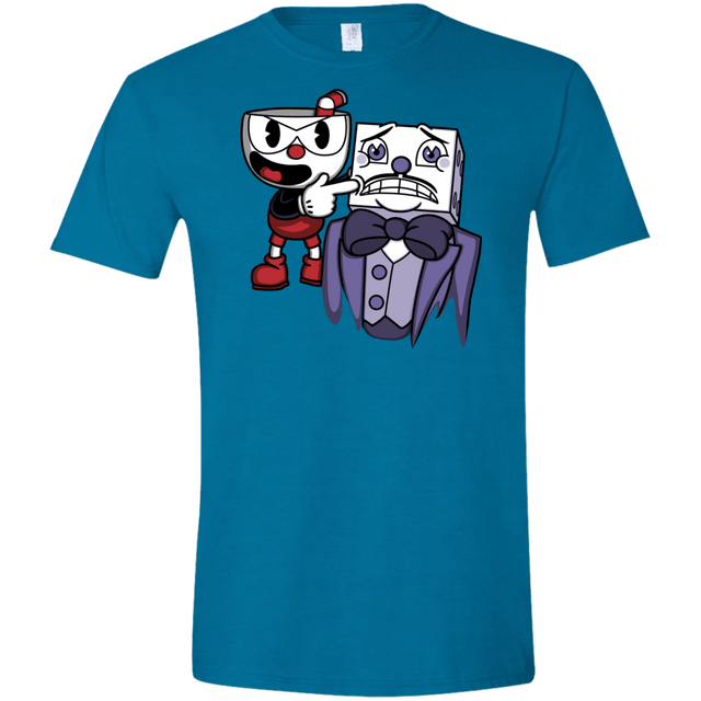 T-Shirts Antique Sapphire / S Dangerous Finger Men's Semi-Fitted Softstyle