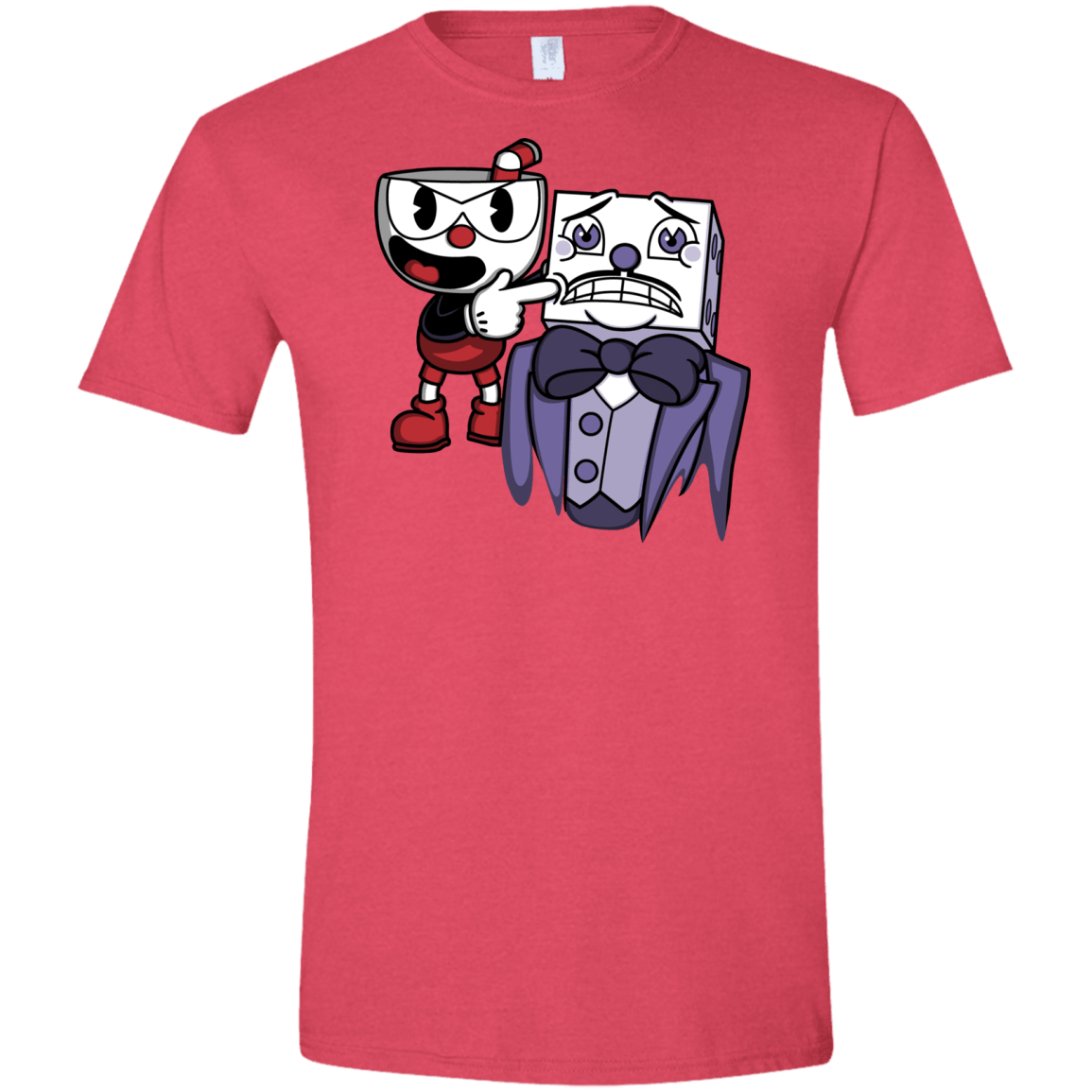 T-Shirts Heather Red / S Dangerous Finger Men's Semi-Fitted Softstyle