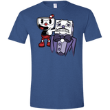 T-Shirts Heather Royal / X-Small Dangerous Finger Men's Semi-Fitted Softstyle