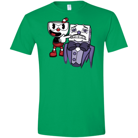 T-Shirts Irish Green / S Dangerous Finger Men's Semi-Fitted Softstyle