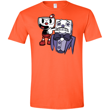 T-Shirts Orange / S Dangerous Finger Men's Semi-Fitted Softstyle