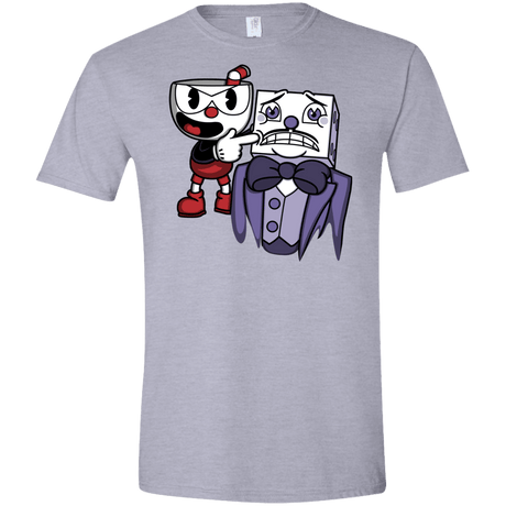 T-Shirts Sport Grey / X-Small Dangerous Finger Men's Semi-Fitted Softstyle