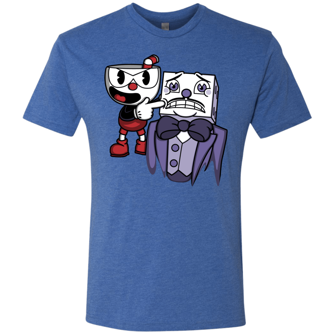 T-Shirts Vintage Royal / S Dangerous Finger Men's Triblend T-Shirt