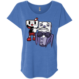 T-Shirts Vintage Royal / X-Small Dangerous Finger Triblend Dolman Sleeve