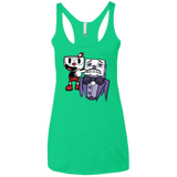 T-Shirts Envy / X-Small Dangerous Finger Women's Triblend Racerback Tank