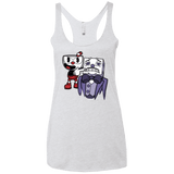 T-Shirts Heather White / X-Small Dangerous Finger Women's Triblend Racerback Tank