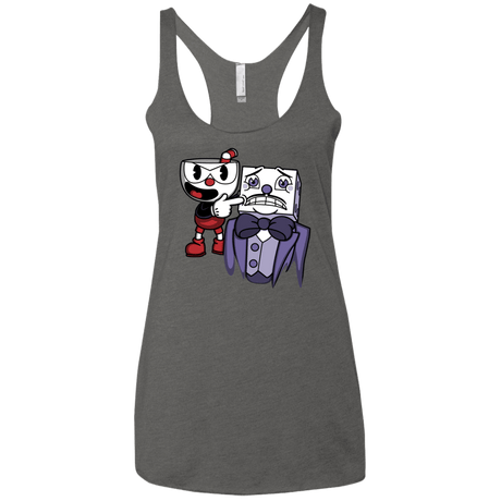 T-Shirts Premium Heather / X-Small Dangerous Finger Women's Triblend Racerback Tank