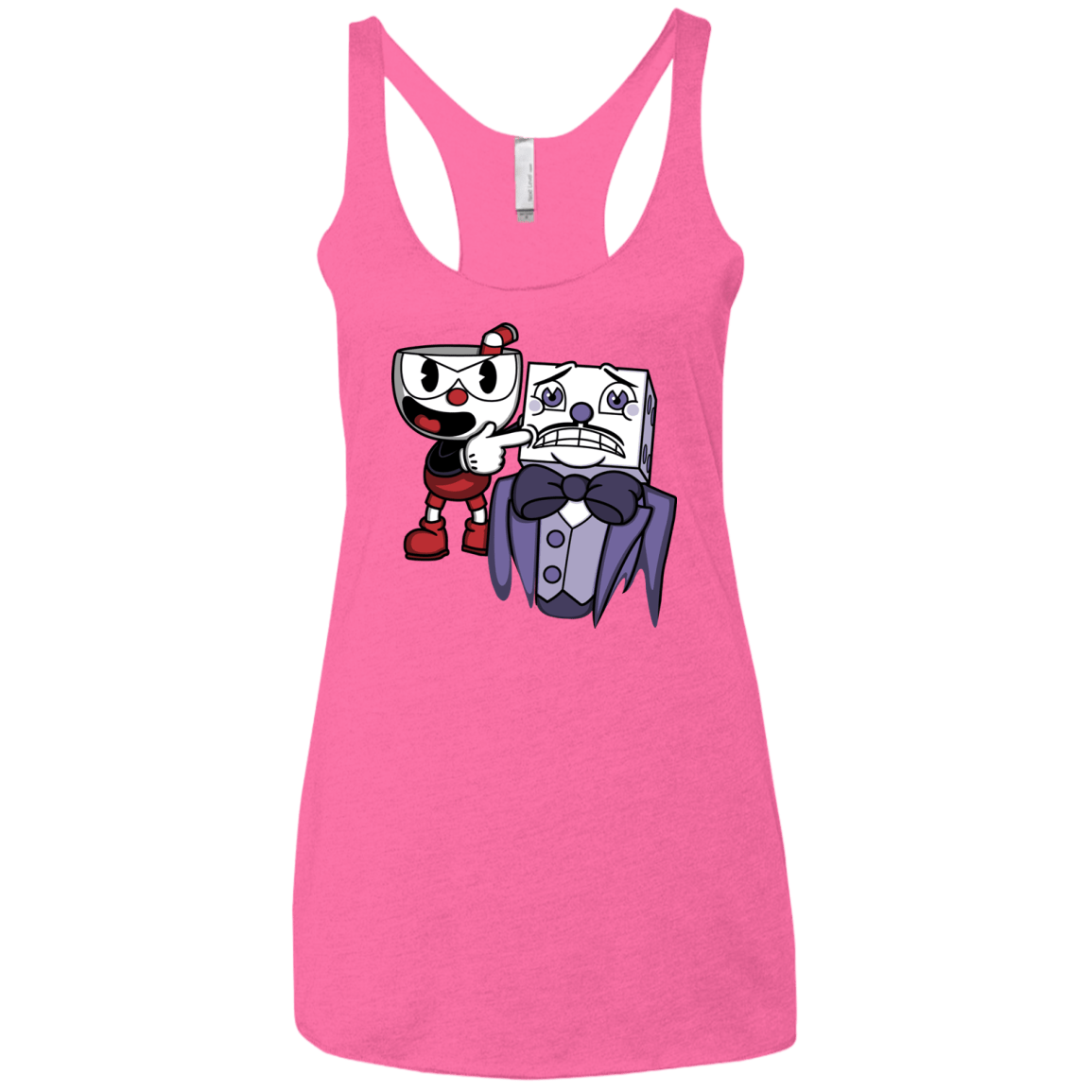 T-Shirts Vintage Pink / X-Small Dangerous Finger Women's Triblend Racerback Tank