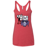 T-Shirts Vintage Red / X-Small Dangerous Finger Women's Triblend Racerback Tank