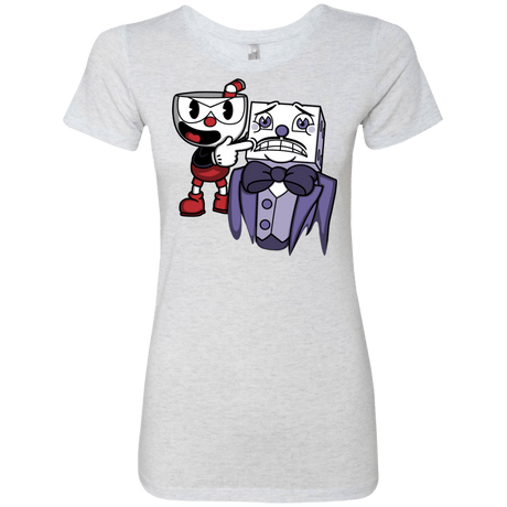 T-Shirts Heather White / S Dangerous Finger Women's Triblend T-Shirt