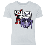 T-Shirts Heather White / YXS Dangerous Finger Youth Triblend T-Shirt