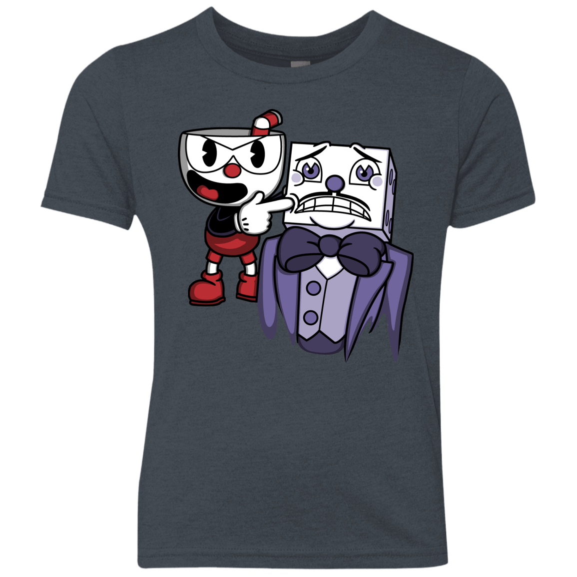 T-Shirts Vintage Navy / YXS Dangerous Finger Youth Triblend T-Shirt