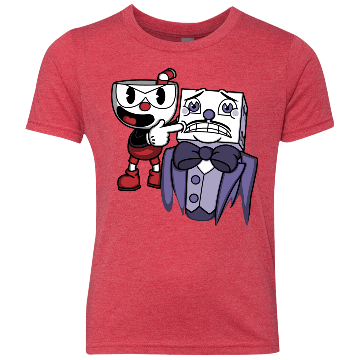 T-Shirts Vintage Red / YXS Dangerous Finger Youth Triblend T-Shirt