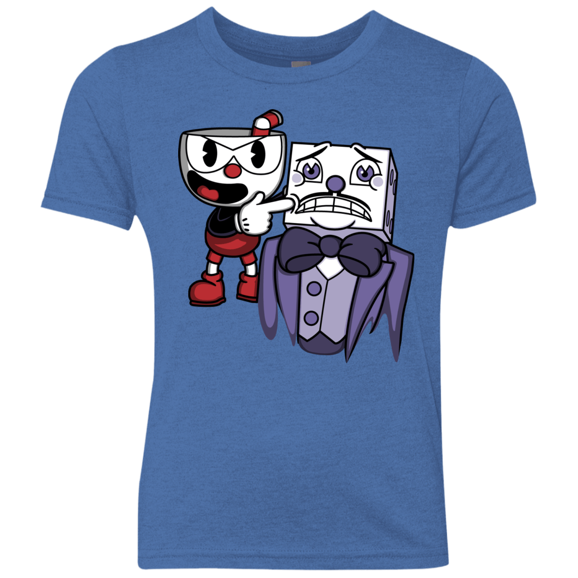 T-Shirts Vintage Royal / YXS Dangerous Finger Youth Triblend T-Shirt