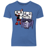 T-Shirts Vintage Royal / YXS Dangerous Finger Youth Triblend T-Shirt