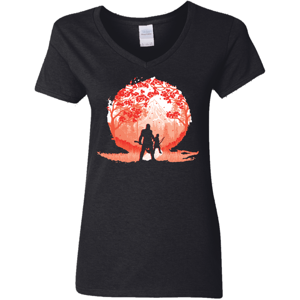 T-Shirts Black / S Dangerous World Women's V-Neck T-Shirt