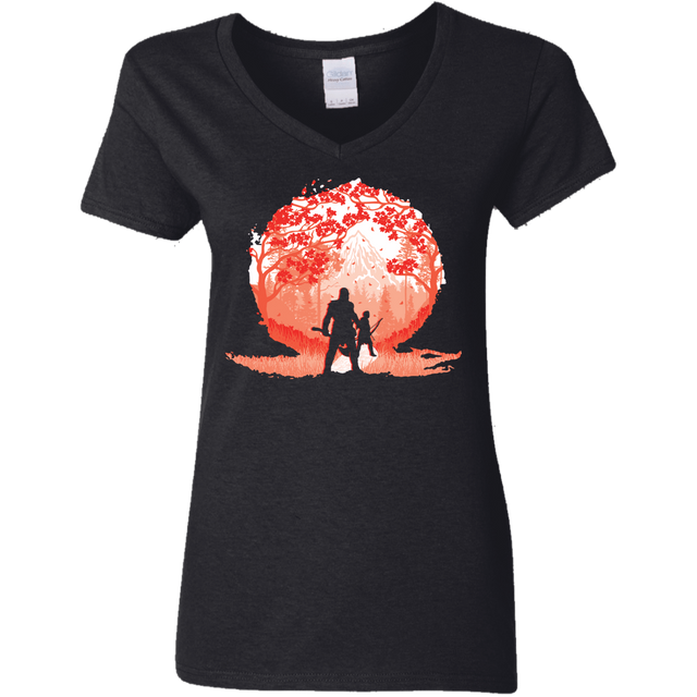 T-Shirts Black / S Dangerous World Women's V-Neck T-Shirt