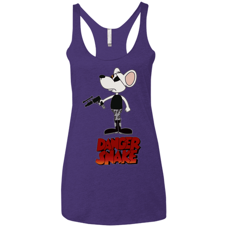 T-Shirts Purple / X-Small Dangersnake Women's Triblend Racerback Tank