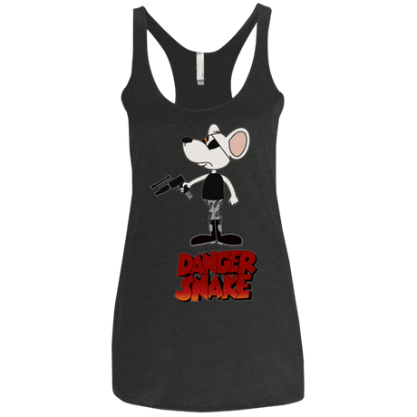 T-Shirts Vintage Black / X-Small Dangersnake Women's Triblend Racerback Tank