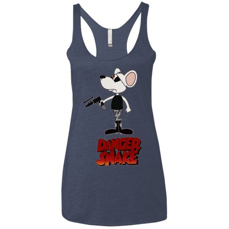T-Shirts Vintage Navy / X-Small Dangersnake Women's Triblend Racerback Tank