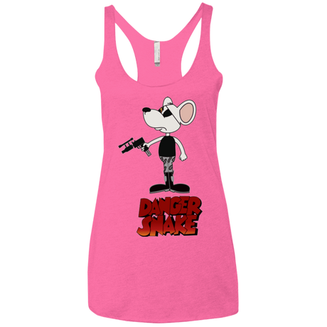 T-Shirts Vintage Pink / X-Small Dangersnake Women's Triblend Racerback Tank
