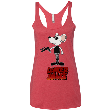 T-Shirts Vintage Red / X-Small Dangersnake Women's Triblend Racerback Tank