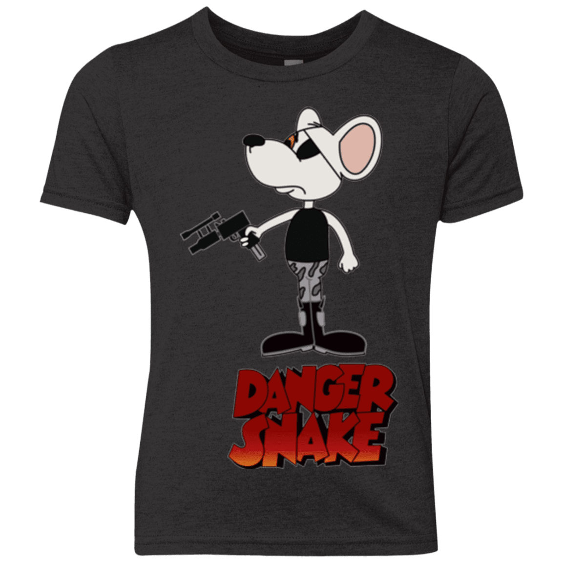 T-Shirts Vintage Black / YXS Dangersnake Youth Triblend T-Shirt