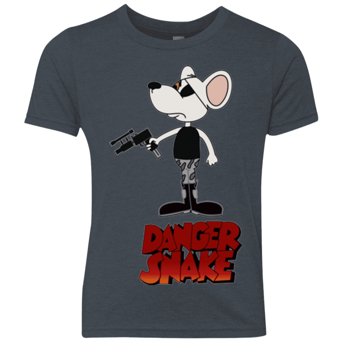 T-Shirts Vintage Navy / YXS Dangersnake Youth Triblend T-Shirt