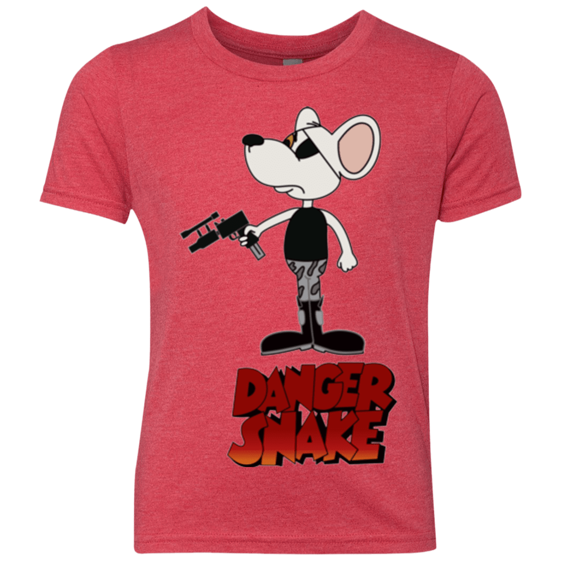 T-Shirts Vintage Red / YXS Dangersnake Youth Triblend T-Shirt